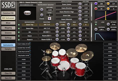 Sxj drum kit  This plugin is excellent for re-creating the sound of a real acoustic kit in your DAW